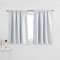 PONY DANCE Vorhänge für Fenster, mit Gardinenstange, Textil, Geyish White, 42 x 36