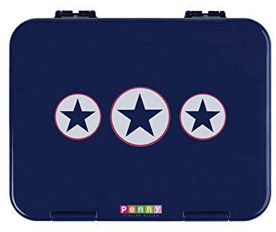Penny Scallan BBXNAS Bento Box Navy Star - Brotdose, blau