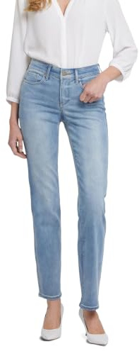 NYDJ Women's Marilyn Straight Denim Jeans, Biscayne, 8