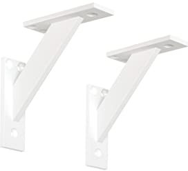 ALUSFERA Regalhalterung aus Aluminium – Set mit 2 Regalwinkel - Tragkraft bis 35 kg - Inkl. Montagemateria - Stabilität und Modernes Design - Erhältlich in drei Größen und Farben