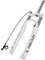 STRTG Vélo Fourche Avant, VTT Fourche Suspendue + Alliage d'aluminium VTT pneumatique Amortisseur Fourche à air,pour Roue 26 Pouces Débattement