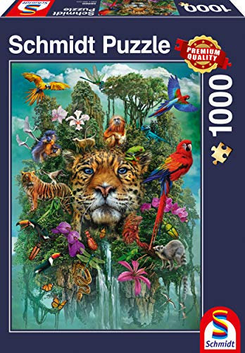 Schmidt Spiele 58960 König des Dschungels, 1000 Teile Puzzle