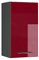 Vicco Hängeschrank Fame-Line, hängender Küchenschrank, Bordeaux Hochglanz/Anthrazit, 40 cm