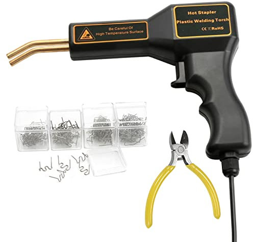 Shkalacar 30W Hot Stapler Plastic Welding Machine Car Bumper Repair Kit Welding Repairing Machine Welder Gun Repair EU Plug