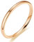 Bague Acier Inoxydable 2mm Anneau Fin Chic Femme Or Rose Taille 52