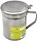 Grasera Acero Inoxidable Para Pescado Aceitera Aceite Usado 0,5 L. Con Colador y Tapa, Recipiente Reciclaje Aceite Usado Pescado