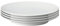 Denby White Porcelain Dinner Plates Set of 4-27cm Dishwasher Microwave Safe Classic Large Plates - Chip & Crack Resistant Tableware