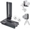 HAFOKO Aluminio L Vertical Horizontal Traspuesta Manejar Cámara Liberación Rápida Lámina Compatible para Zhiyun Crane 2/Crane 3 Gimbal Estabilizador Trípode