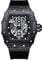 FORSINING Montre à quartz pour homme - Style décontracté - Rectangulaire - Grand cadran analogique - Bracelet en silicone - Style militaire, Noir B, Sangle