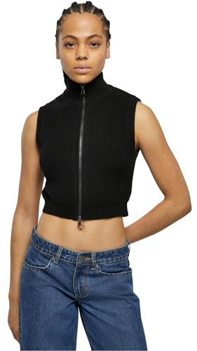 Urban Classics Damen Ladies Short Knit Vest