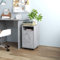 Homgoday Beistellschrank mit Rollen Beton Grau 33x38x60 cm Holzwerkstoff Nachttisch Aufbewahrungsschrank Wohnzimmermöbel Schlafzimmermöbel