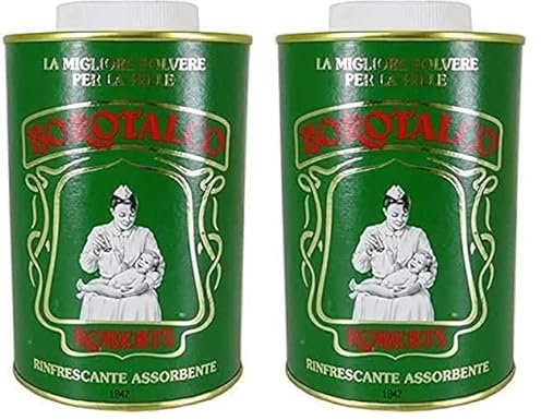 Borotalco, Talco Barattolo, Polvere di Talco, Talco in Polvere Multiuso Assorbente e Rinfrescante- Per una Pelle Vellutata e Adatto per Uomo, Donna e Bambini - Confezione da 1000 gr