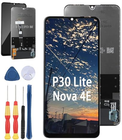 Yuxyiony Repuesto de LCD Pantalla para Huawei P30 Lite/Nova 4E LCD Display Repair Screen y Accesorios de Herramientas de Repuesto.
