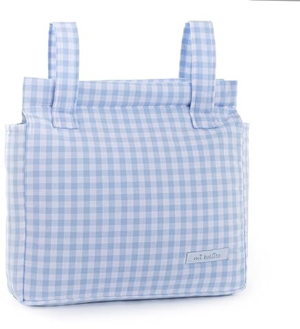 Mi bollito - Bolsa Organizadora de Cochecitos para Mamá, bolsa Carrito Bebe, multifuncional de gran capacidad para almacenar. (Azul)