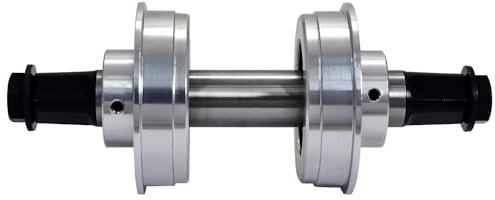 YST BMX Amerikanisch versiegeltes Lager 127 mm Fahrrad Bodenhalterung, Silber, YT2889