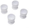 Portauovo in porcellana singolo porta uova vassoio portauovo sode contenitori per uova da colazione ciotole per uova da cucina utensili da cucina (4 pezzi)