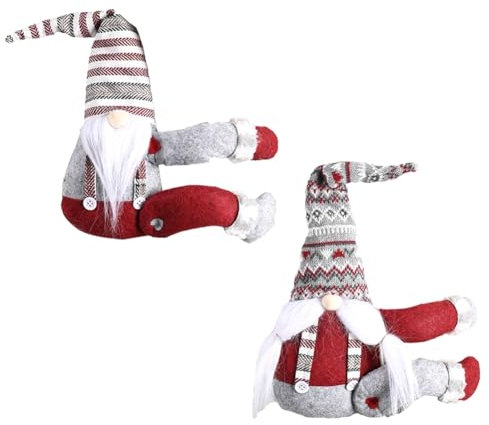 Guihydur Weihnachtsbaum-Gnom Weihnachtsschmuck Witzige Weihnachten, Kann Auch Als Vorhanghalter Verwendet Werden