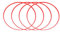 4 Stück Felgenschutz aus Aluminiumlegierung, Kratzfest, Autofelgenschutz, Dekorativer Ring für 19-Zoll-Nabe, Rot