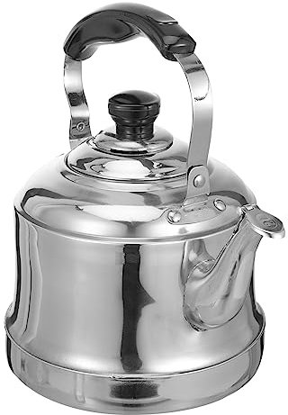 Zerodeko 1stück Edelstahl Teekessel Mit Sieb Hochtemperaturbeständig Für Induktionsherde Und Gasherde Komfortabler Griff Pfeifender Wasserkocher Für Tee Und Wasser