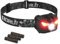 BORUIT BR01 Stirnlampe LED, Rotlichtlampe AAA-Batterie Superhelle mit 4 Lichtmodi, IP66 Wasserdicht Kopflampe für Erwachsene Kinder Camping Joggen Wandern Angeln