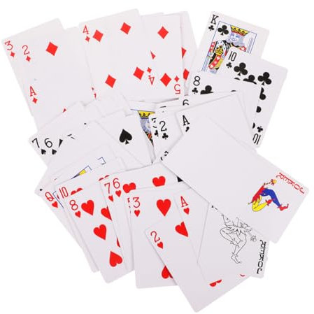 Toyvian 2sätze Blanko-Spielkarten DIY Aus Papier Für Wärmeübertragung Zum Selbermachen Von Pokerkarten Blanke Karten Zum Gestalten Blankokarten