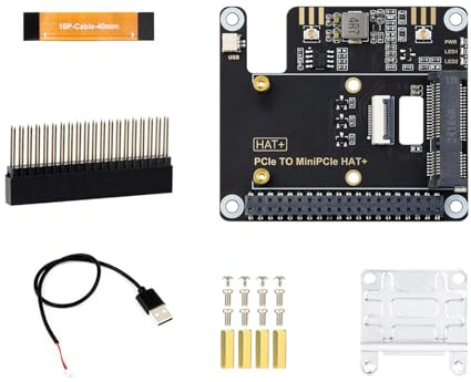 Tarjeta de extensión PCIe a tarjeta de extensión pequeña, red de alta velocidad, USB, compatible con Bluetooth, placa adaptadora