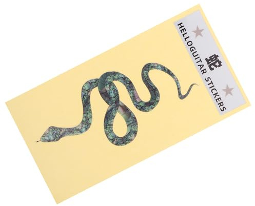 EPIGEIST Gitarren Hals Inlay Sticker Schlangen Design Fretboard Aufkleber für Akustik Gitarre Leichte Fingerboard Markierungen Ablösbare Dekoration für Musikliebhaber und Übungszwecke