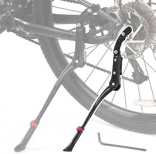 KARDZ Fahrradständer für Colnago C60 2013, Höhenverstellbarer Aluminiumlegierung rutschfest Fahrrad Seitenständer,A