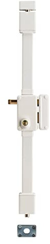 Thirard - Serrure 3 points en applique Beluga blanche cylindre rond transit 2 à tirage 75 x 130 droite