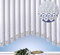heimtexland ® Store Gardine Kräuselband Macramée Borte Stickerei Ranke Vorhang weiß transparent HxB 173x750 cm C-Bogen Typ482