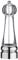 Grunwerg 6918 Molinillo de Sal o Pimienta de Acero Inoxidable y Acrílico, 18 cm, Transparente