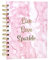 Pink Marble Inspirational Notebook Notepad Wire Bound Gold Spiral Lined Writing Pad Journal (Live Love Sparkle)