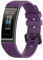 Yikamosi Compatible With Huawei Band 3 Pro/4 Pro,Soft Silicone Stainless Steel Clasp Tracker-Quick Replacement Bracelet Strap For Huawei Band 3 Pro/4 Pro(Purple)