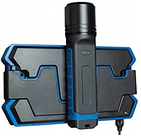 as - Schwabe LICHTFABRIK LED Handlampe mit 10 W Induktionsladestation - 4 Leuchtstufen bis 1000 lm - Akku mit Induktionsladestation - USB-C - Magnetbefestigung - 6500K - wasserfest IP65, 42831