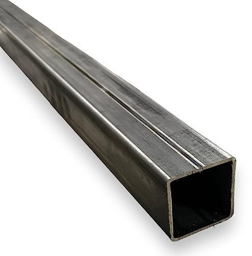 Mild Steel Box Section Square/Rectangular Hollow Section Pipes | 25mm 40mm 50mm x 2.5mm Wall Thickness (40 x 40mm, 30cm)