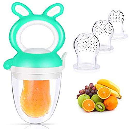 Baby Obst Feeder Schnuller Baby Schnuller Frisches Essen Feeder Baby Zahnen Silikon Nippel Baby Obst Beißen Spielzeug für Kinder Obst Beißen Spielzeug für Entwöhnung Schnuller Säugling