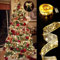 Lichterkette Weihnachtsbaum, 16ft/5m Weihnachtsbaum Lichterkette für Weihnachtsbaumschmuck, für Silvester Party Pavillon Hochzeit Weihnachtsbaum Deko Outdoor Indoor Ornamente (Golden (warmes Licht))
