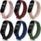 Yisica 6 Pack Kompatibel mit Xiaomi Mi Band 4 Armband/Xiaomi Mi Band 3 Armband, Wasserdicht Original Silikon Ersatzbänder für Xiaomi Mi Smart Band 4 Uhrenarmbänder (6 Stück C)