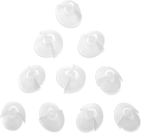MEDca Tulipano per apparecchi acustici standard compatibili con GN Resound Sure Fit – 10 pz universale invisibile punta di ricambio per amplificatori acustici BTE PSAP e modelli Open Fit, trasparente