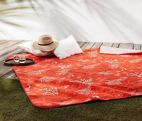 Tchibo XL Picknickdecke Picknick Fleecedecke 180 x 180 cm