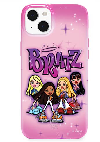 VELVET CAVIAR x Bratz Schutzhülle für iPhone 14 Plus, kompatibel mit MagSafe, 3 m Falltest, Pink, Airbrush Angels