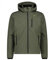 CMP - Herrenjacke mit Kapuze und Reißverschluss, Ölgrün-Schwarz, 50