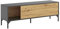 DEKIT GRUPO RIMOBEL LAK TV-Lowboard, Holzwerkstoff, Graphit und Nordic, 45x133x39 cm