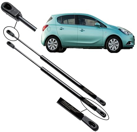Ramor Strutz 2x Portón Trasero, Amortiguadores Maletero Compatible con Opel Corsa E 2014-2019. Resorte de Gas, Puntales de Gasolina. Reemplazo de 13428038 y Otros.
