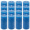 Rustik-Kerze Höhe 10 cm Ø 5 cm lange Brenndauer Rund-Kerze Säulenkerzen Kerzen-Deko Tafelkerzen Weihnachts-Kerzen Hochzeits-Deko (blau, 16)