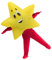 Longteng Five-Point Star Costume Adult Inflatable Costume Men Fancy Dress Halloween Blow Up Suit Cosplay Party (Red)