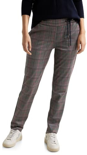 Cecil Damen Karierte Casual Fit Hose