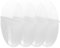 WOPPLXY 4 Stück Acrylplatte Transparent, 2mm Dick Acrylplatte Rund, Cakeboard 30 cm Rund für Malen, Fotorahmen Basteln, DIY, Kuchen Transportieren