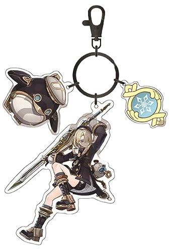 Sonsoke Anime Figure Porte-clés Double Face Acrylique Mode Porte-clés Pendentif Cosplay, Freminet, L