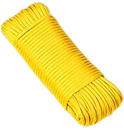 IkErna 4 Mm Nylonseil, Multifunktionales Hang-Kabel Langlebiges Zylinder Nylonkabel-Plan-Seil Diy 9 Kern/4Mm 20M